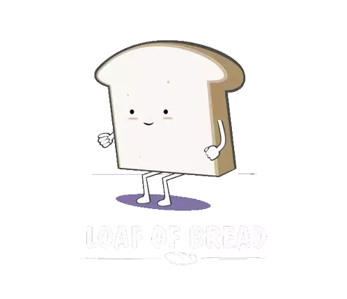 Downsign Loaf Of Bread Sticker - Downsign Loaf Of Bread Bread Stickers