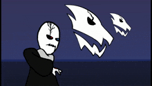 a cartoon of a monster with the words to be helpless on the bottom