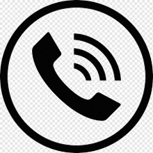 a phone icon in a circle free icon