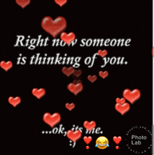 Right Now Someone Is Thinking Of You Heart GIF