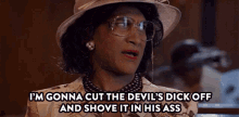 church lady gonna cut devils dick off shove it in the ass