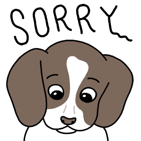 Sorry Apologize Sticker - Sorry Apologize Apologies Stickers