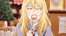 Anime Your Lie In April GIF - Anime Your Lie In April Yummy GIFs