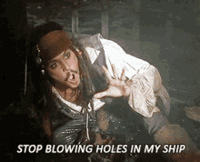 Johnny Depp Captain Jack Sparrow GIF - Johnny Depp Captain Jack Sparrow My Ship GIFs
