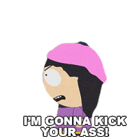 Im Gonna Kick Your Ass Wendy Testaburger Sticker - Im Gonna Kick Your Ass Wendy Testaburger Season12ep09 Stickers
