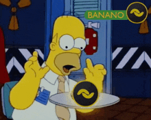 Banano Stom GIF - Banano Stom Homer Simpson GIFs