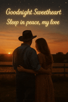 a goodnight sweetheart sleep in peace my love message