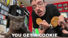 you get a cookie ricky berwick put cat pet
