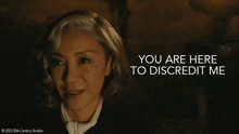 You Are Here To Discredit Me Joyce Reynolds GIF - You Are Here To Discredit Me Joyce Reynolds Michelle Yeoh GIFs
