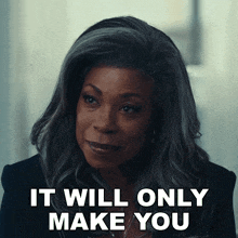 a woman says it will only make you in white