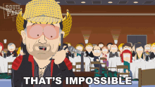 Thats Impossible Bono GIF - Thats Impossible Bono South Park GIFs
