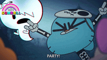 Party Gumball Watterson GIF - Party Gumball Watterson The Amazing World Of Gumball GIFs