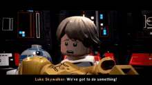 Lego Star Wars Luke Skywalker GIF - Lego Star Wars Luke Skywalker Weve Got To Do Something GIFs