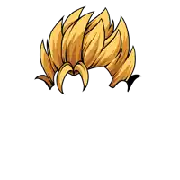 a cartoon drawing of a person 's hair that looks like a flower