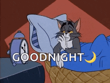 lullaby tom and jerry cat falling asleep goodnight