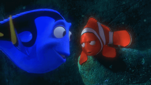finding nemo dory and marlin just keep swimming