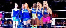 Team Smack Down Becky Lynch GIF - Team Smack Down Becky Lynch Tamina Snuka GIFs
