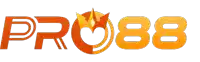 a logo for pro88 with a flame in the center