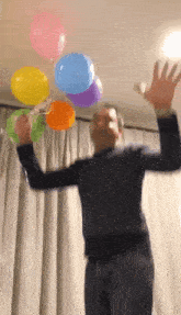 Anish Happy GIF - Anish Happy Balloons GIFs