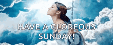 Ariana Grande Swinging GIF - Ariana Grande Swinging Have A Glorious Sunday GIFs