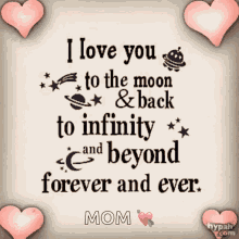 I Love You To The Moon And Back GIF - I Love You To The Moon And Back To Infinity And Beyond GIFs