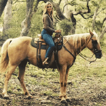 Riding A Horse Catie Offerman GIF - Riding A Horse Catie Offerman Dont Do It In Texas Song GIFs