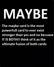 Maybe Card GIF - Maybe Card GIFs