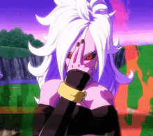 Majin Android21 Power GIF - Majin Android21 Power Concentrate GIFs