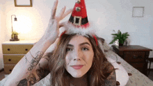 Marz Christmas Hat GIF - Marz Christmas Hat Jiggle GIFs
