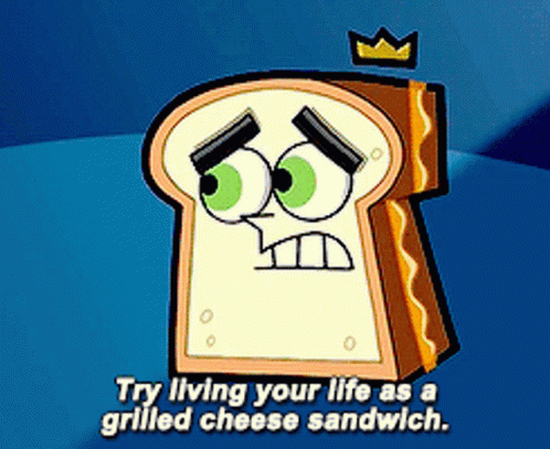 The Fairly Oddparents Cosmo GIF - The Fairly Oddparents Cosmo Try Living  Your Life As A Grilled Cheese Sandwich - Discover & Share GIFs