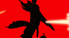 a red background with a white x and a yellow star