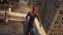 Amazing Spiderman Jump GIF - Amazing Spiderman Jump Back Flip GIFs