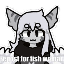 repost for fish woman