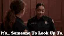 Station19 Deja Duval GIF - Station19 Deja Duval Its Someone To Look Up To GIFs
