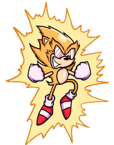 Super Sonic In Sonic1 Sticker - Super Sonic In Sonic1 - Discover & Share  GIFs