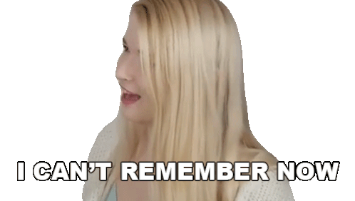 I Cant Remember Now Sophie Sticker - I Cant Remember Now Sophie Tearastar Stickers