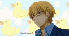 Ducks I Love Ducks GIF - Ducks I Love Ducks Anime GIFs