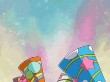 motto ojamajo doremi birthday celebration confetti anime