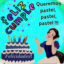 Feliz Cumple Queremos Pastel GIF - Feliz Cumple Queremos Pastel Fiesta GIFs