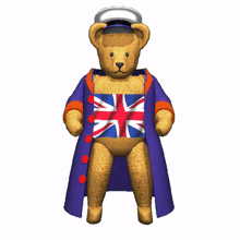 british milkman british sticker uk british teddy bear gb
