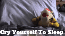 Sml Bowser GIF - Sml Bowser Cry Yourself To Sleep GIFs