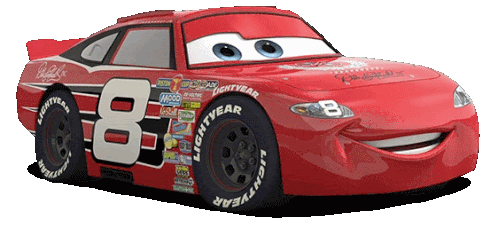 Dale Earnhardt Jr Cars Movie Sticker