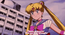 Sailor Moon Strength GIF