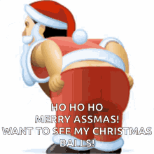 Merry Christmas Butt GIF - Merry Christmas Butt Santa GIFs