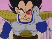 a cartoon character is wearing a pair of sunglasses