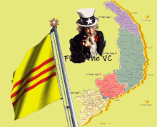 Viet Nam Flag Flag GIF - Viet Nam Flag Flag Vnch GIFs