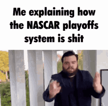 Nascar Playoffs GIF - Nascar Playoffs Explaining Meme GIFs