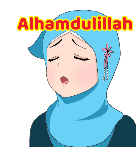 Lalaartwork Hijabi Sticker