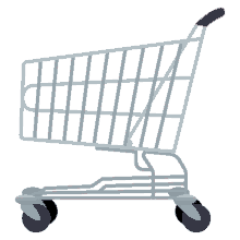 shopping cart objects joypixels pushcart shopping trolley
