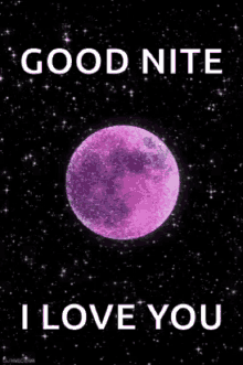 Pink Moon Night GIF - Pink Moon Night Good Nite GIFs